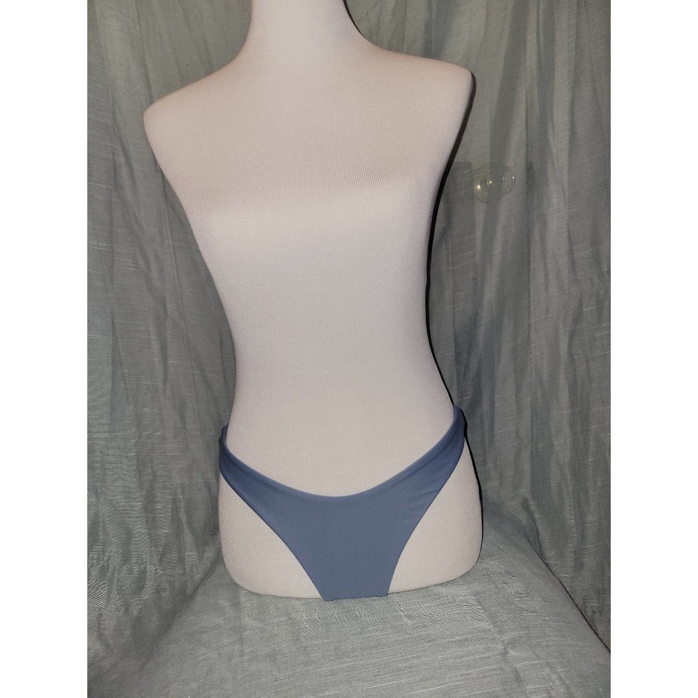 NWOT Blue Bikini thong bottoms small